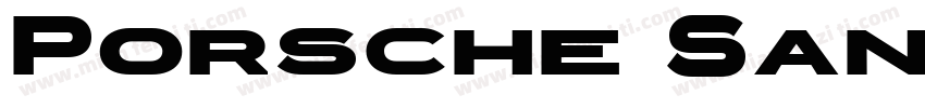 Porsche Sans字体转换